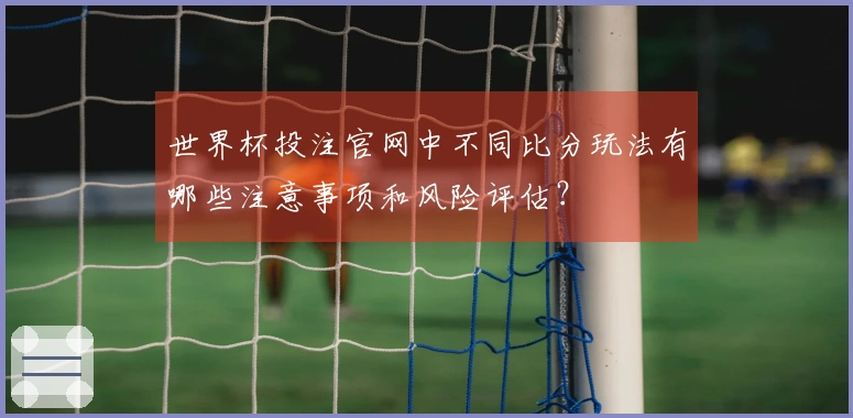 世界杯投注官网中不同比分玩法有哪些注意事项和风险评估？