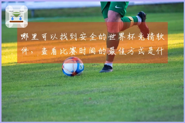 哪里可以找到安全的世界杯竞猜软件，查看比赛时间的最佳方式是什么