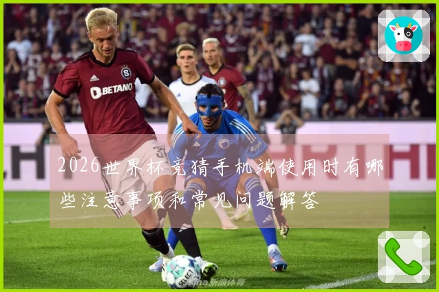 2026世界杯竞猜手机端使用时有哪些注意事项和常见问题解答
