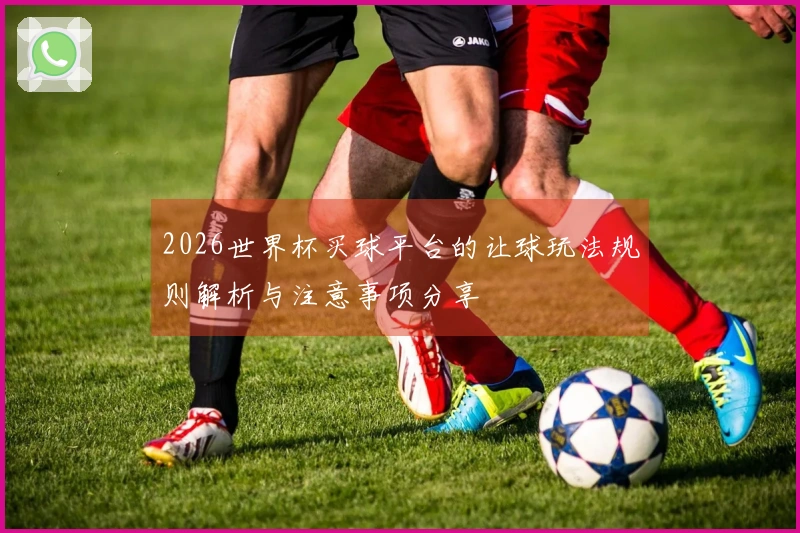 2026世界杯买球平台的让球玩法规则解析与注意事项分享
